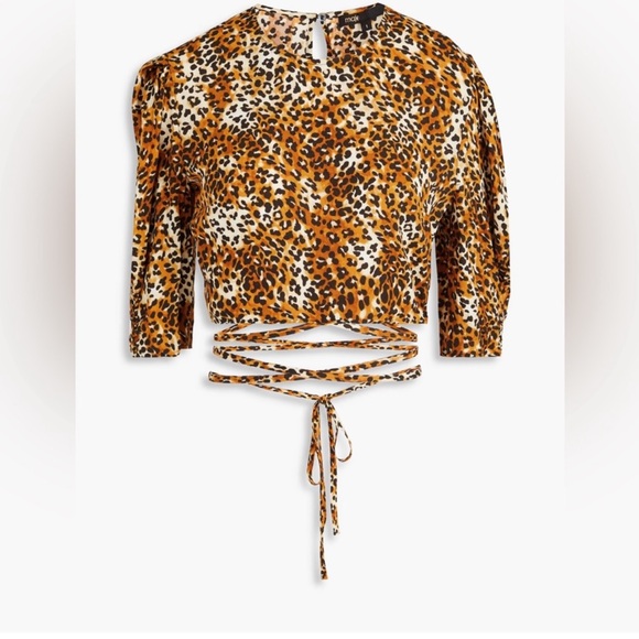 Maje Tops - NWT MAJE LEOPARD PRINT TOP